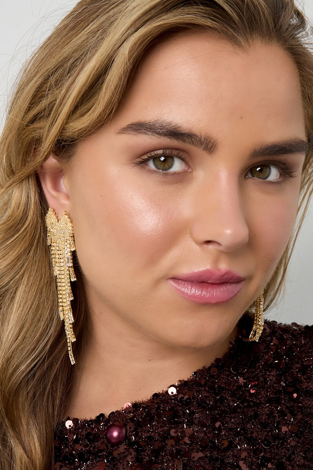 Elegant Zircon Party Earrings - Luxurious Statement Accessory