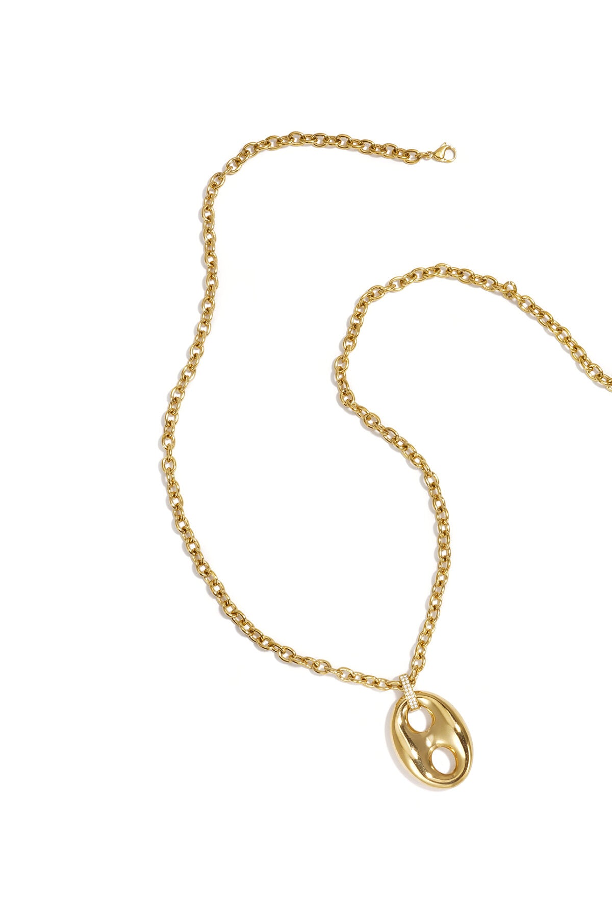 Elegant 70cm+ Gold Long Necklace with Rhinestones