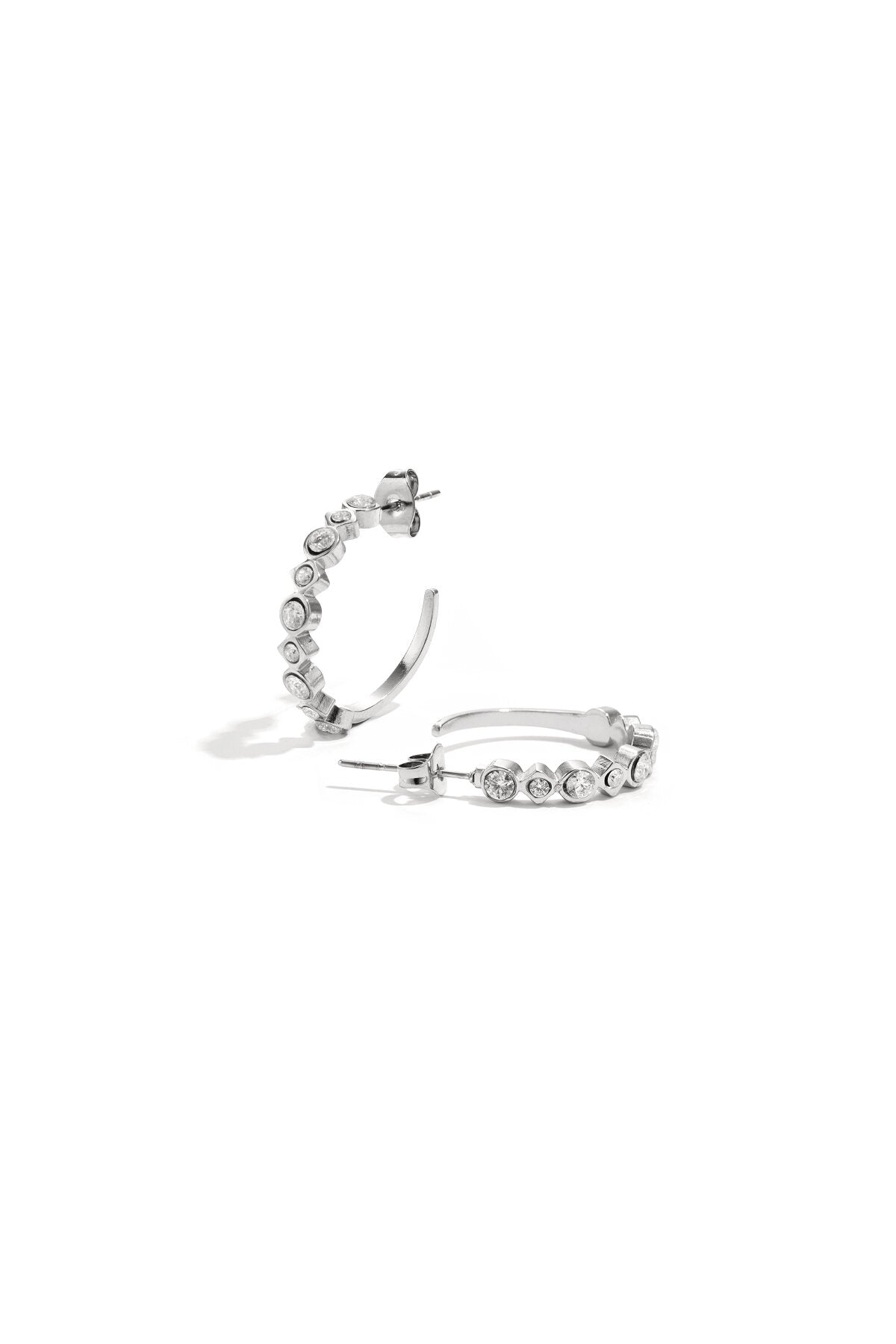 Stylish Silver & Gold Hoop Earrings for Everyday Wear