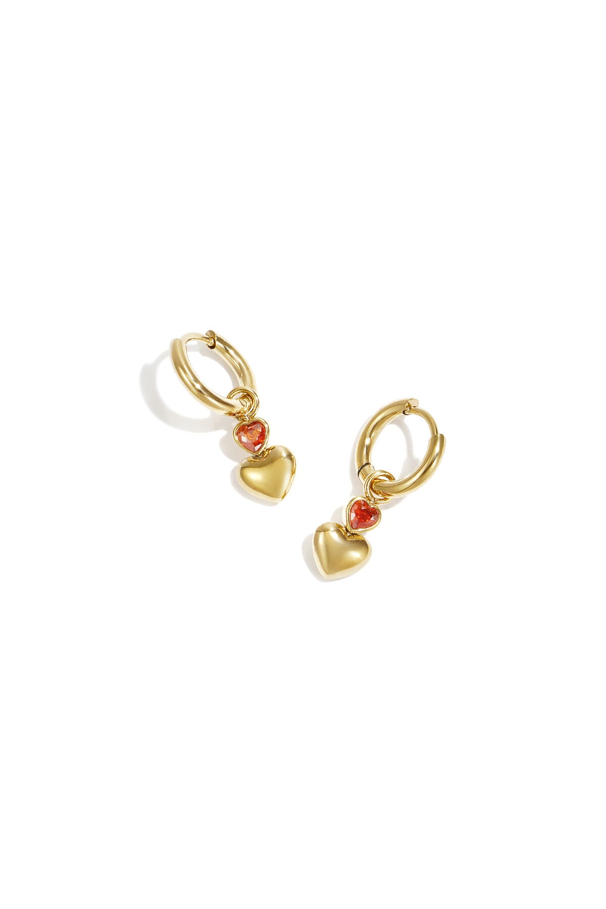 Elegant Heart-Shaped Drop Earrings for All Occasions