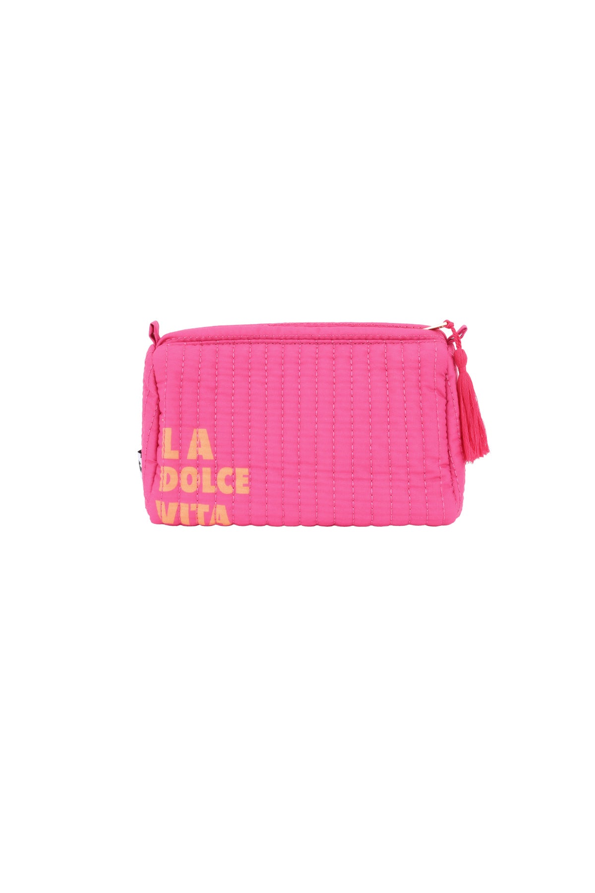 Chic Orange & Fuchsia Makeup Bags for Everyday Use