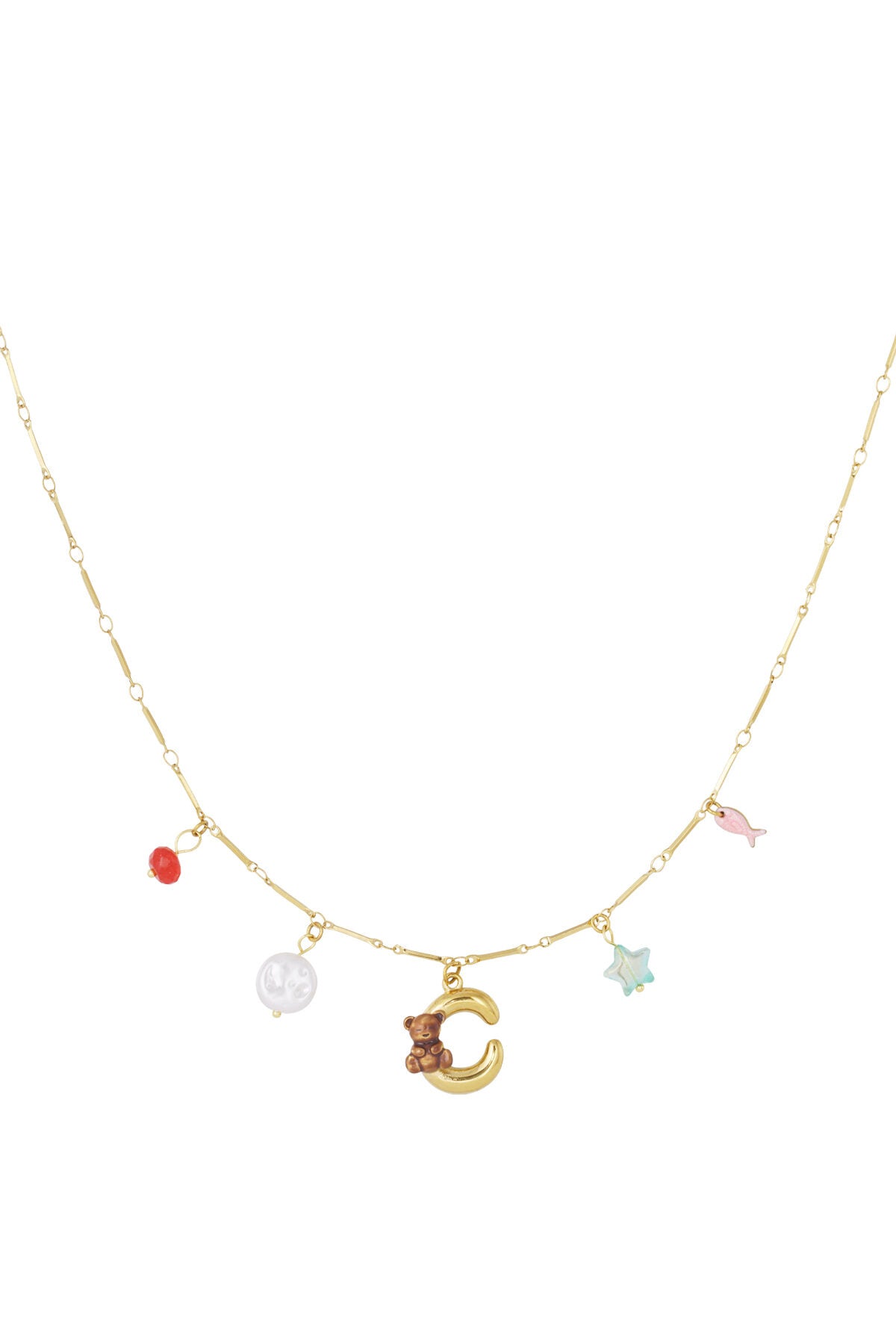 Elegant Letter Pendant Necklace for Spring/Summer