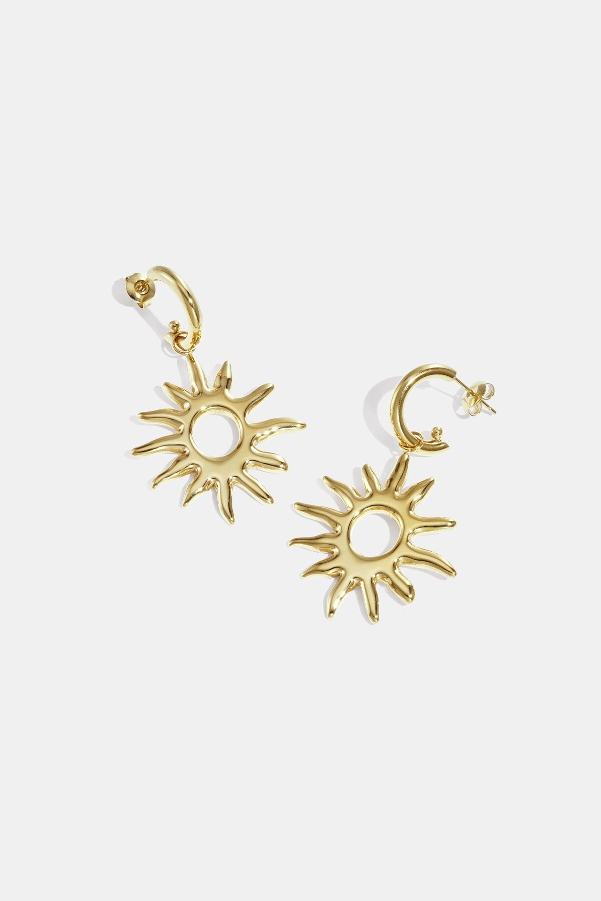 Elegant Sun-Inspired Drop Earrings for Everyday Wear