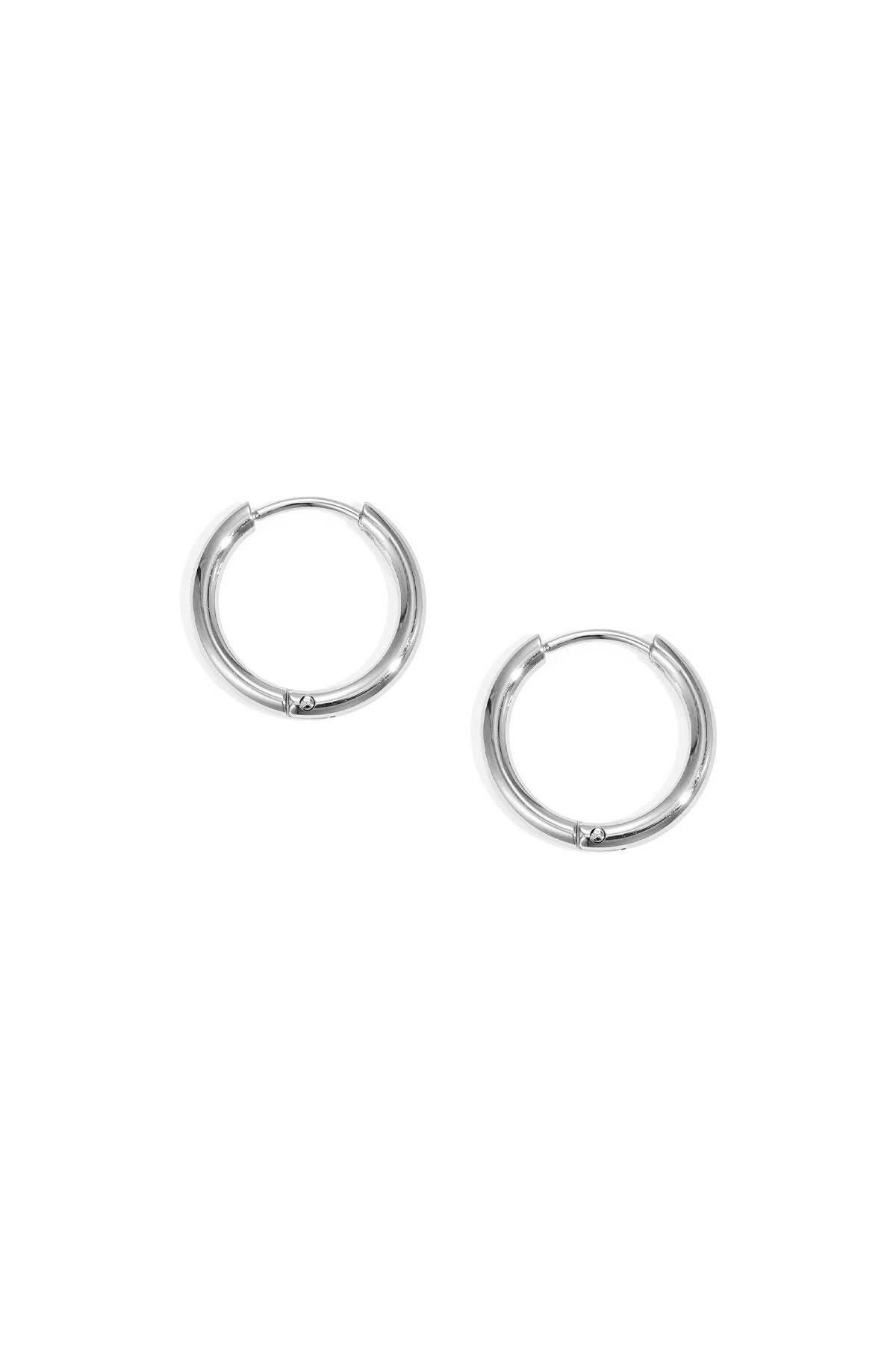 Stylish Stainless Steel Hoop Earrings for Everyday Glam