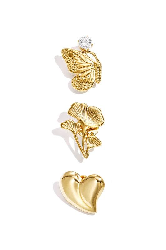 Elegant Gold-Toned Brooches for All Occasions