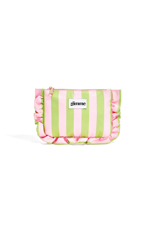 Gimme Simple Stripe Makeup Bag - All Fit, Casual Style