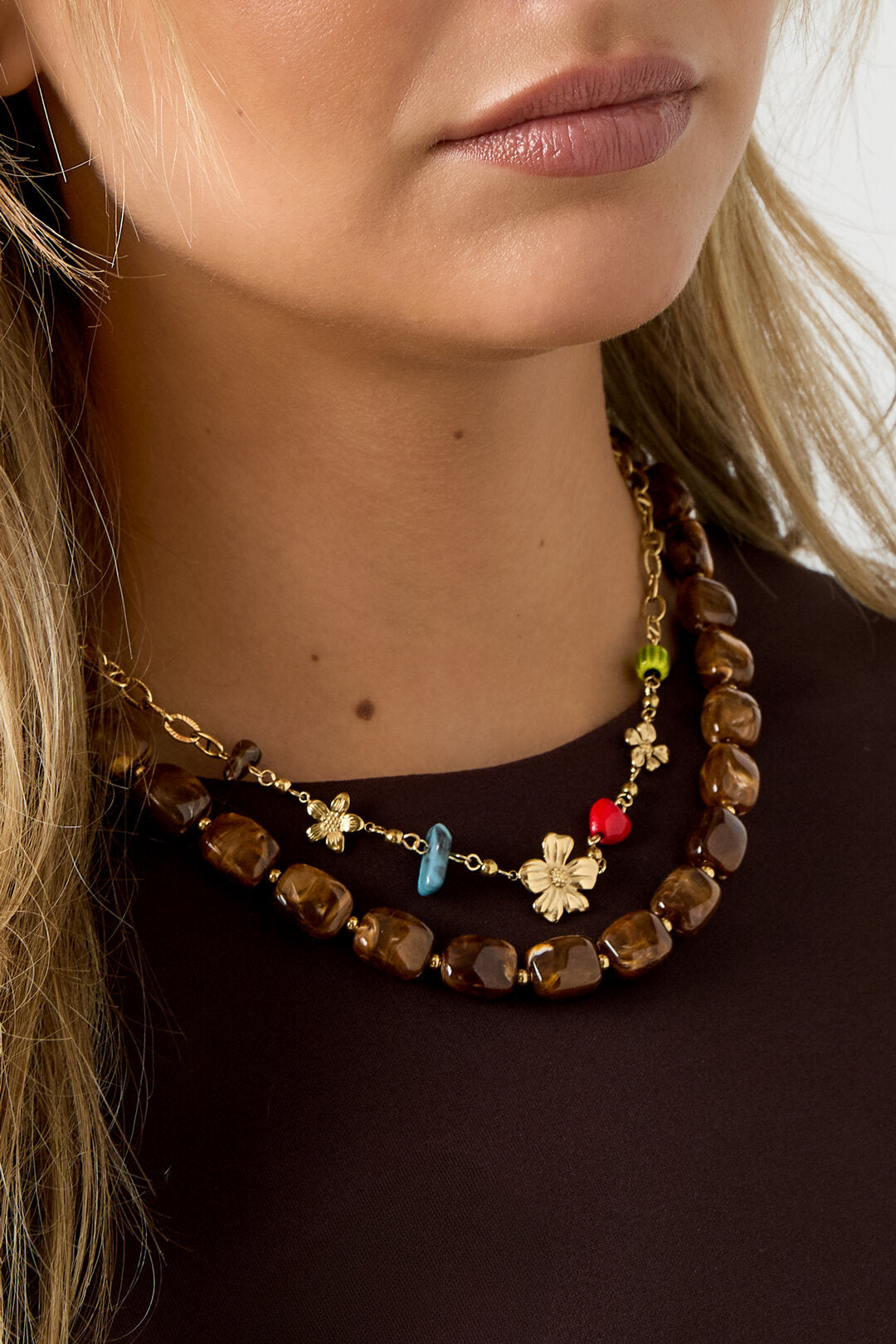 Elegant Gold Tone Chain Necklace for Everyday Glamour