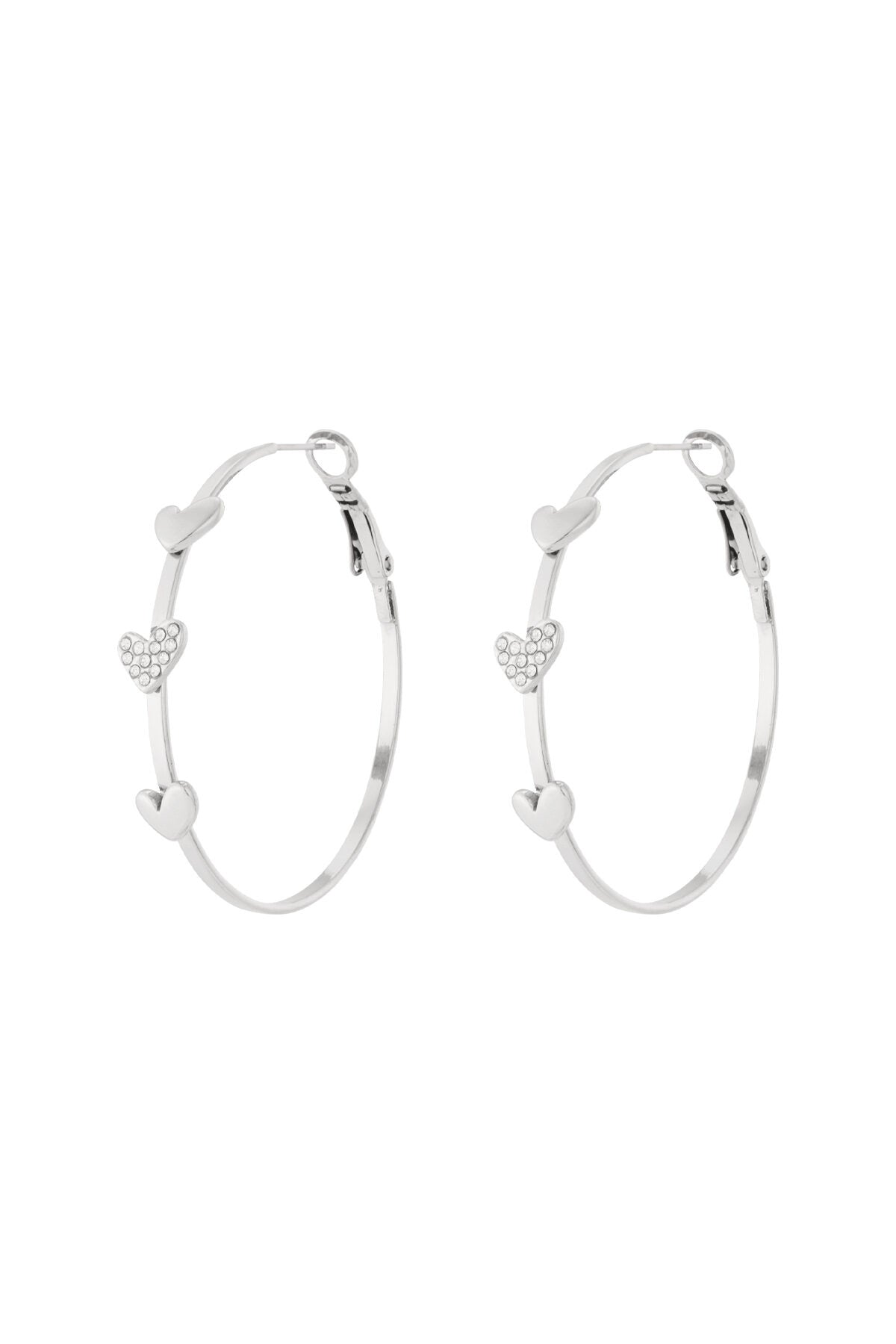 Stylish Heart-Shaped Hoop Earrings for All Occasions