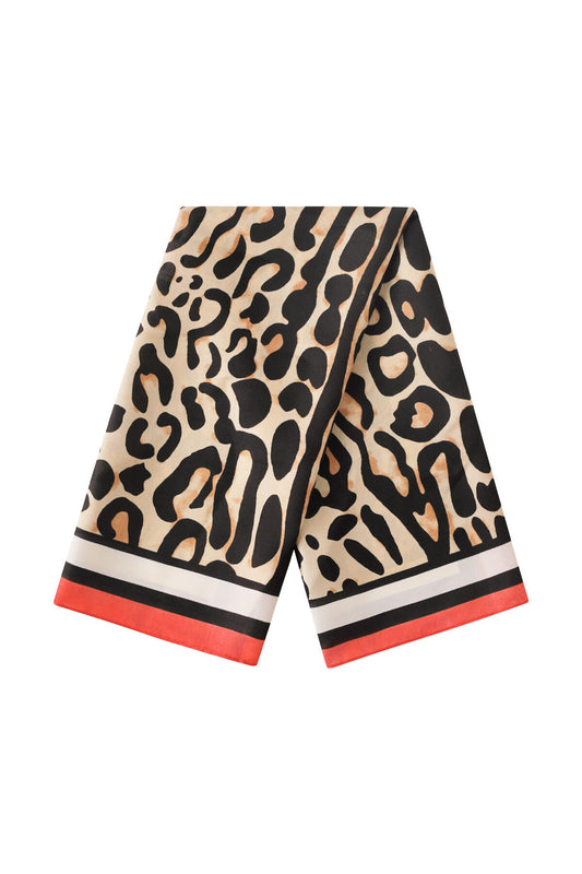 Chic Leopard Print Summer Scarf for Women