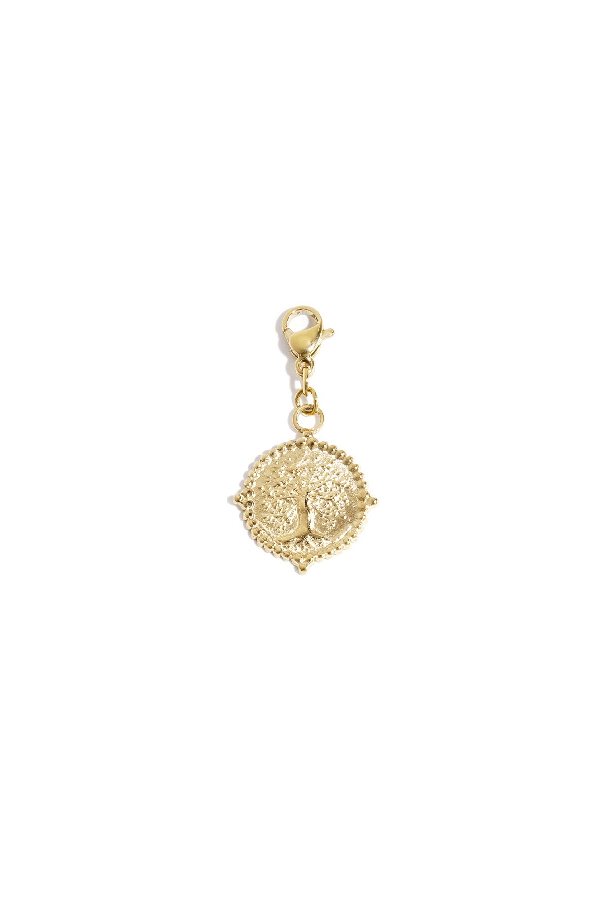 Sieraden bedel boom op muntje DIY