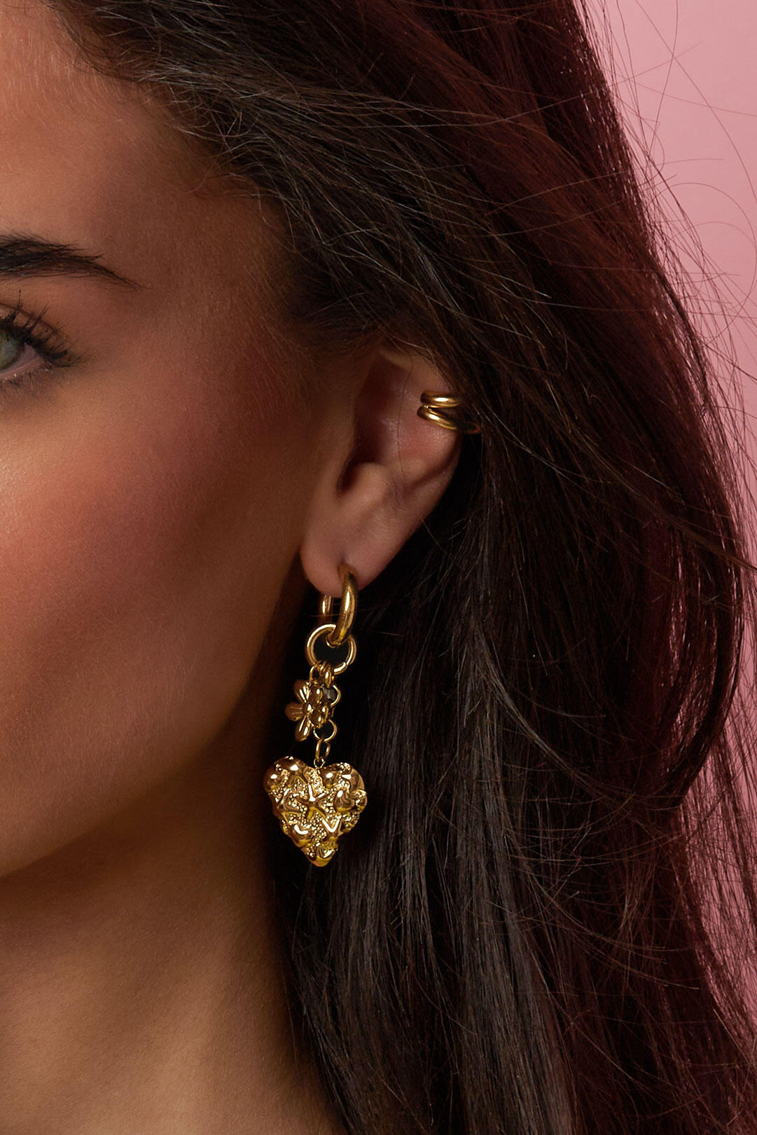 Elegant Gold-Plated Drop Earrings for Women