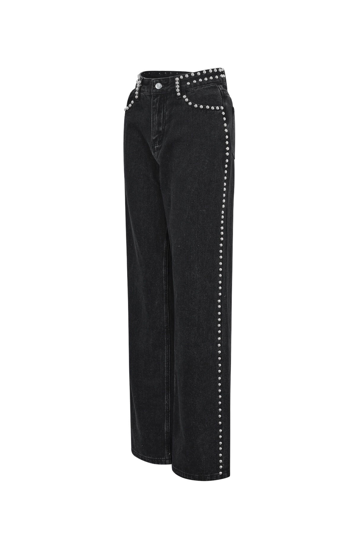Stylish Black Straight Denim Pants for All Fits