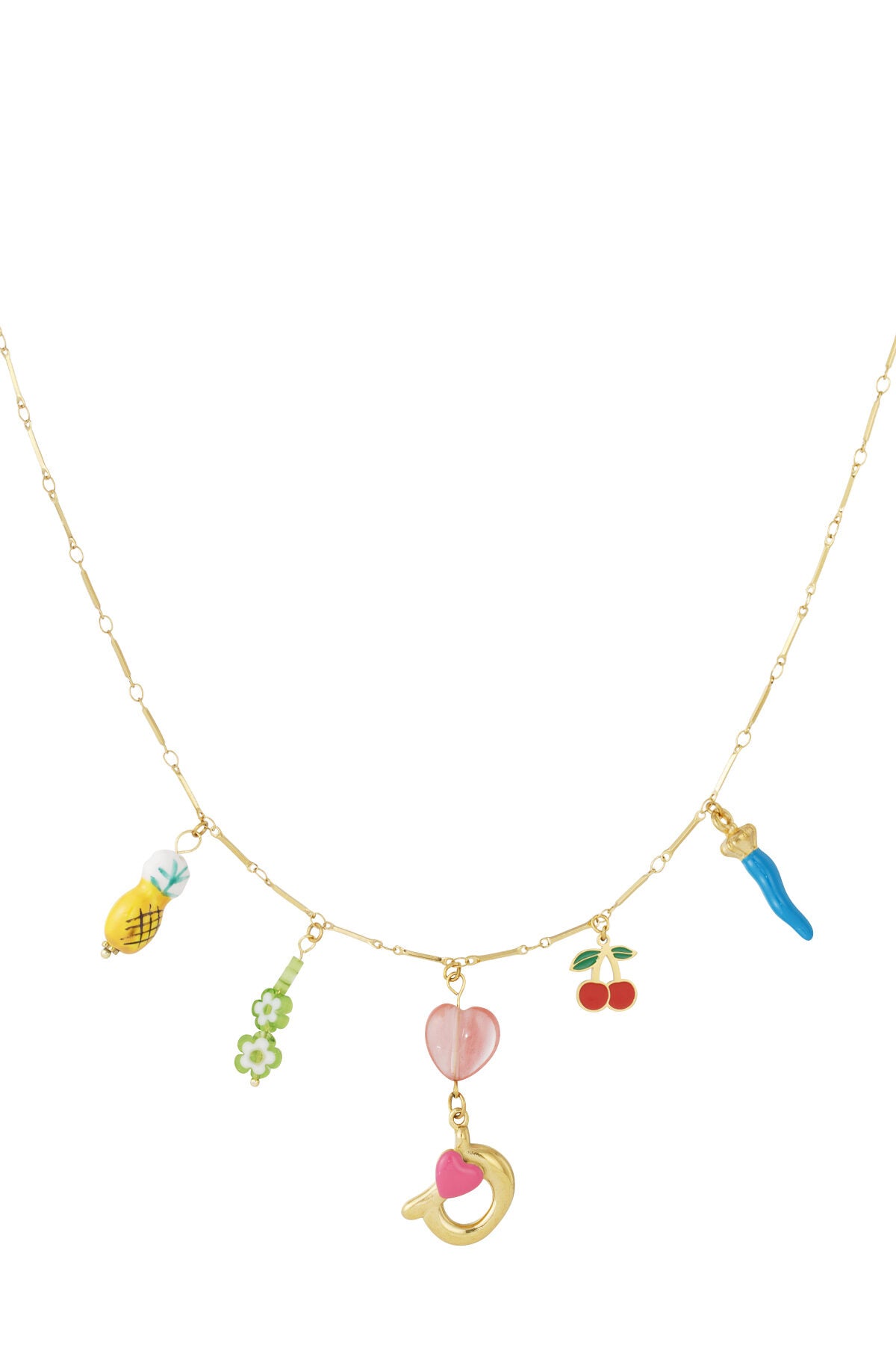 Elegant Letter Pendant Necklace for Spring/Summer