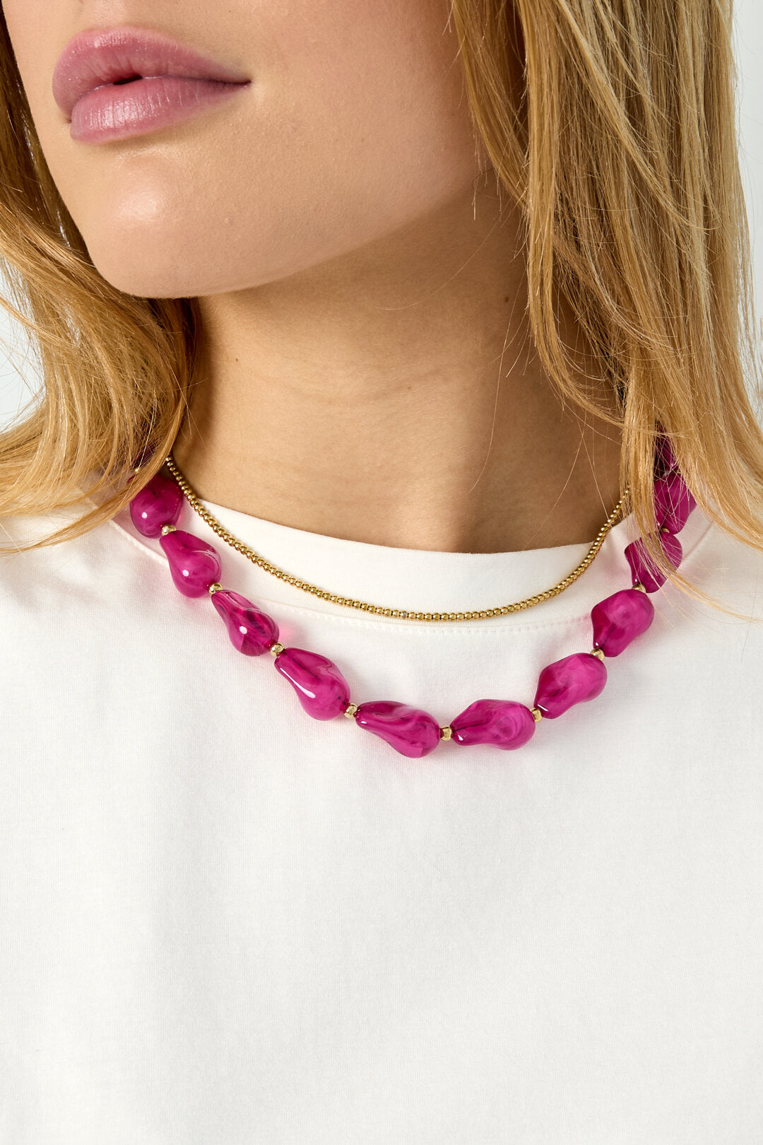 Chic Short Beaded Necklace for Women - Fall/Winter Must-Have
