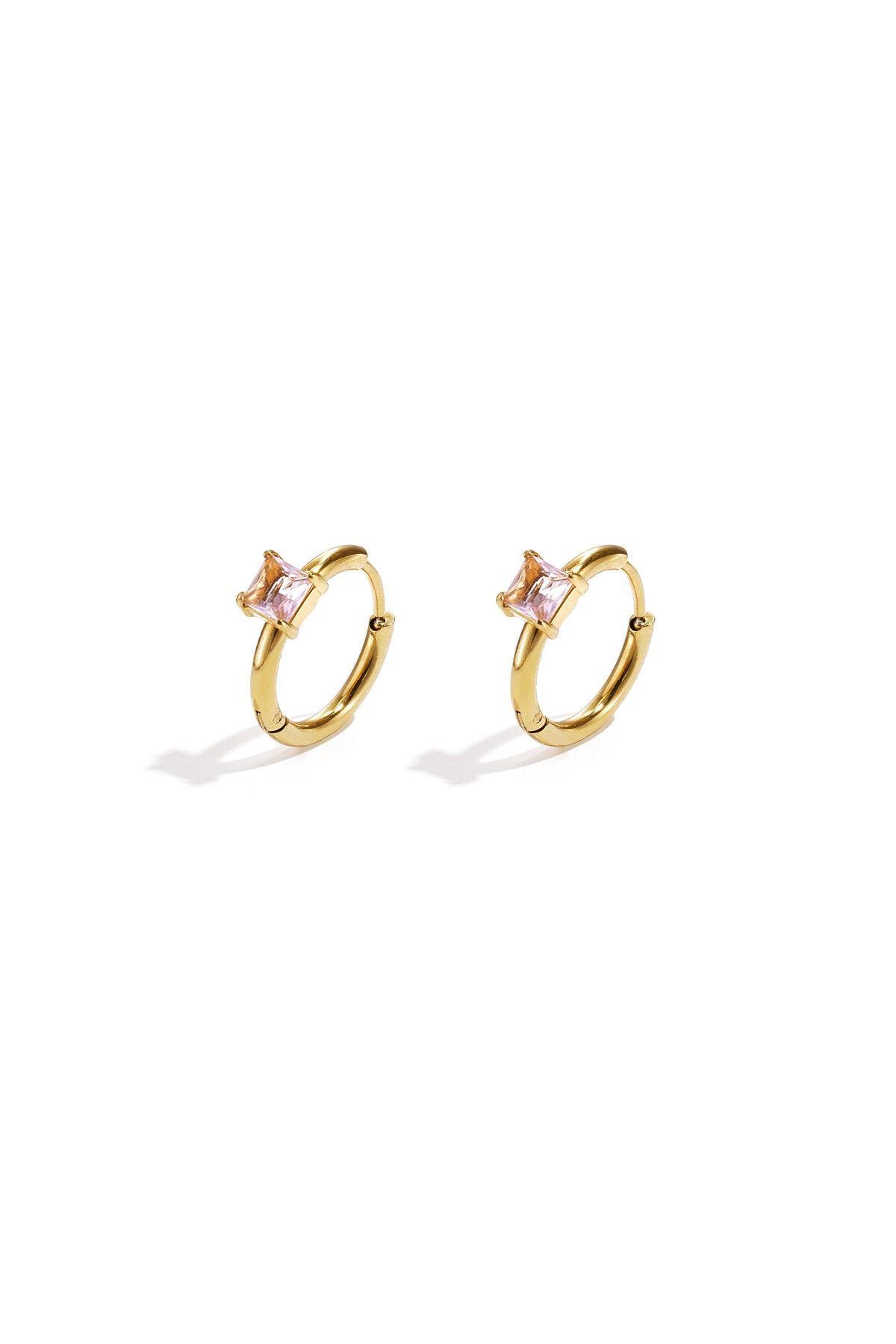 Stylish Rhinestone Hoop Earrings for Women