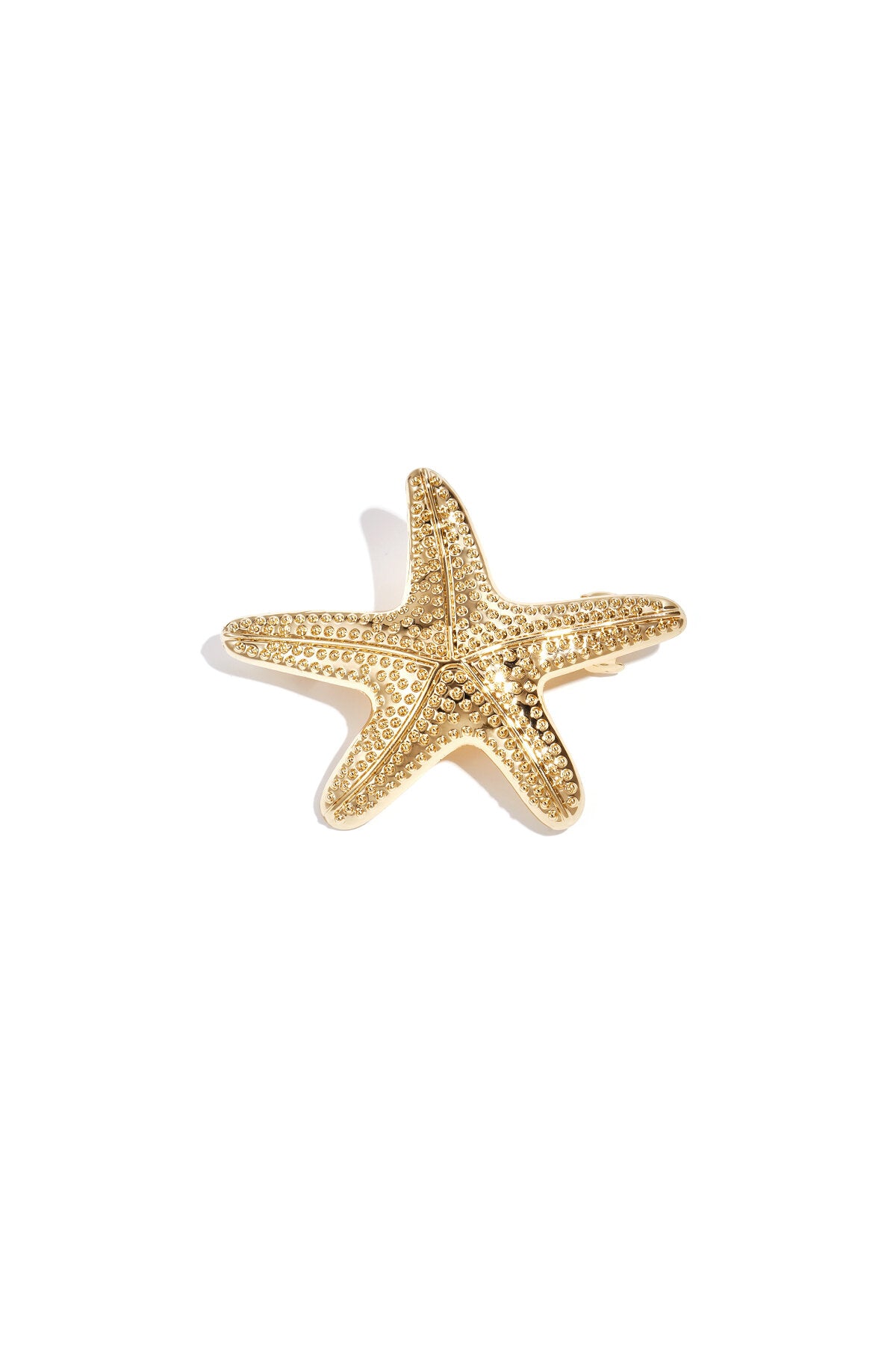 Elegant Gold Starfish Hair Clip for Summer Vibes