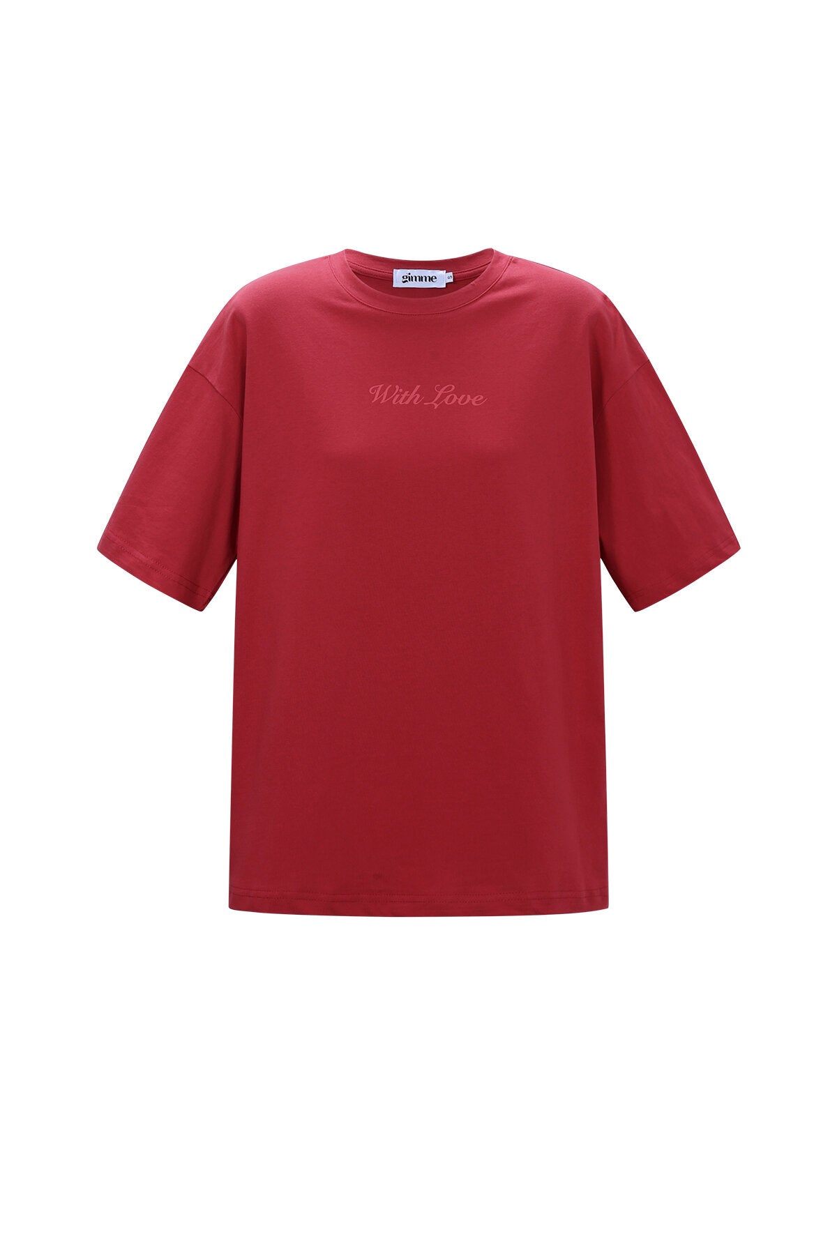 Gimme Comfortable Knitted Cotton T-Shirts in Pink and Red