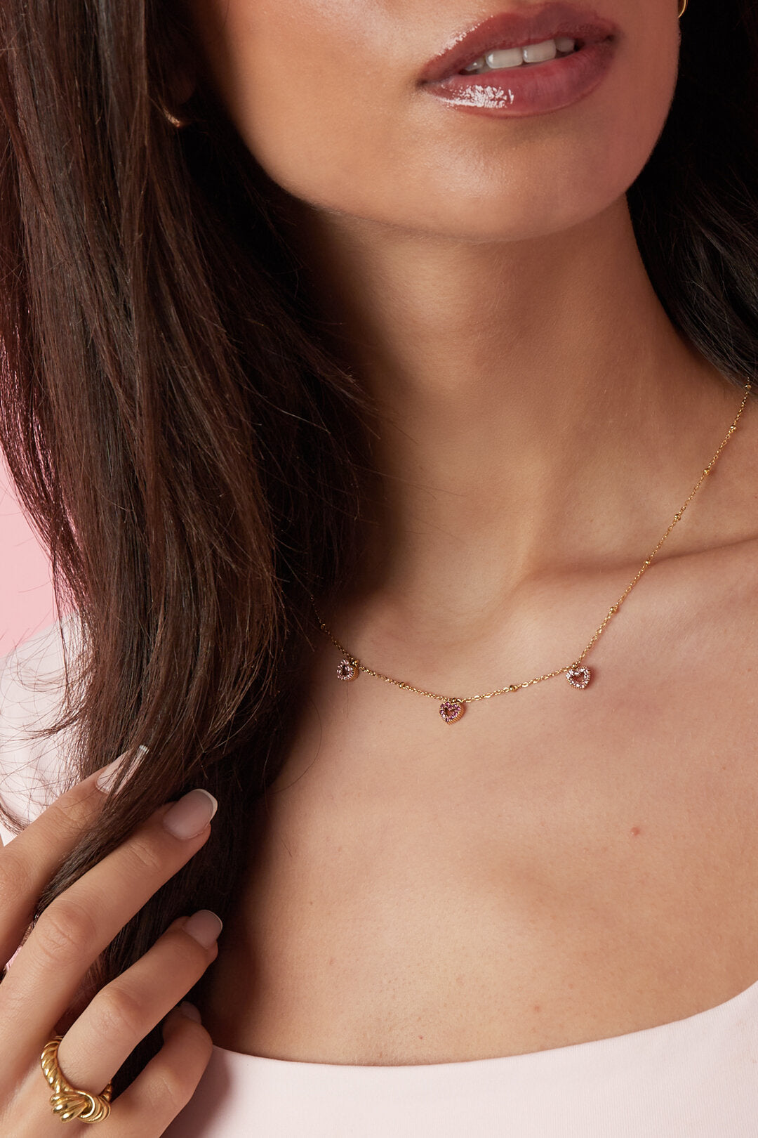 Elegant Gold Heart Pendant Necklace for Everyday Wear