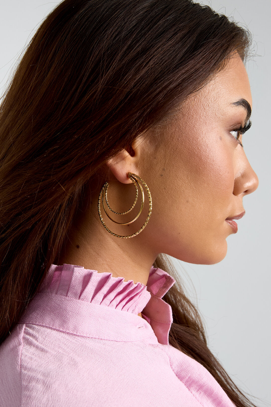 Stylish Stainless Steel Hoop Earrings for Women