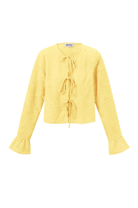 Elegant Spring/Summer Woven Long Sleeve Tops