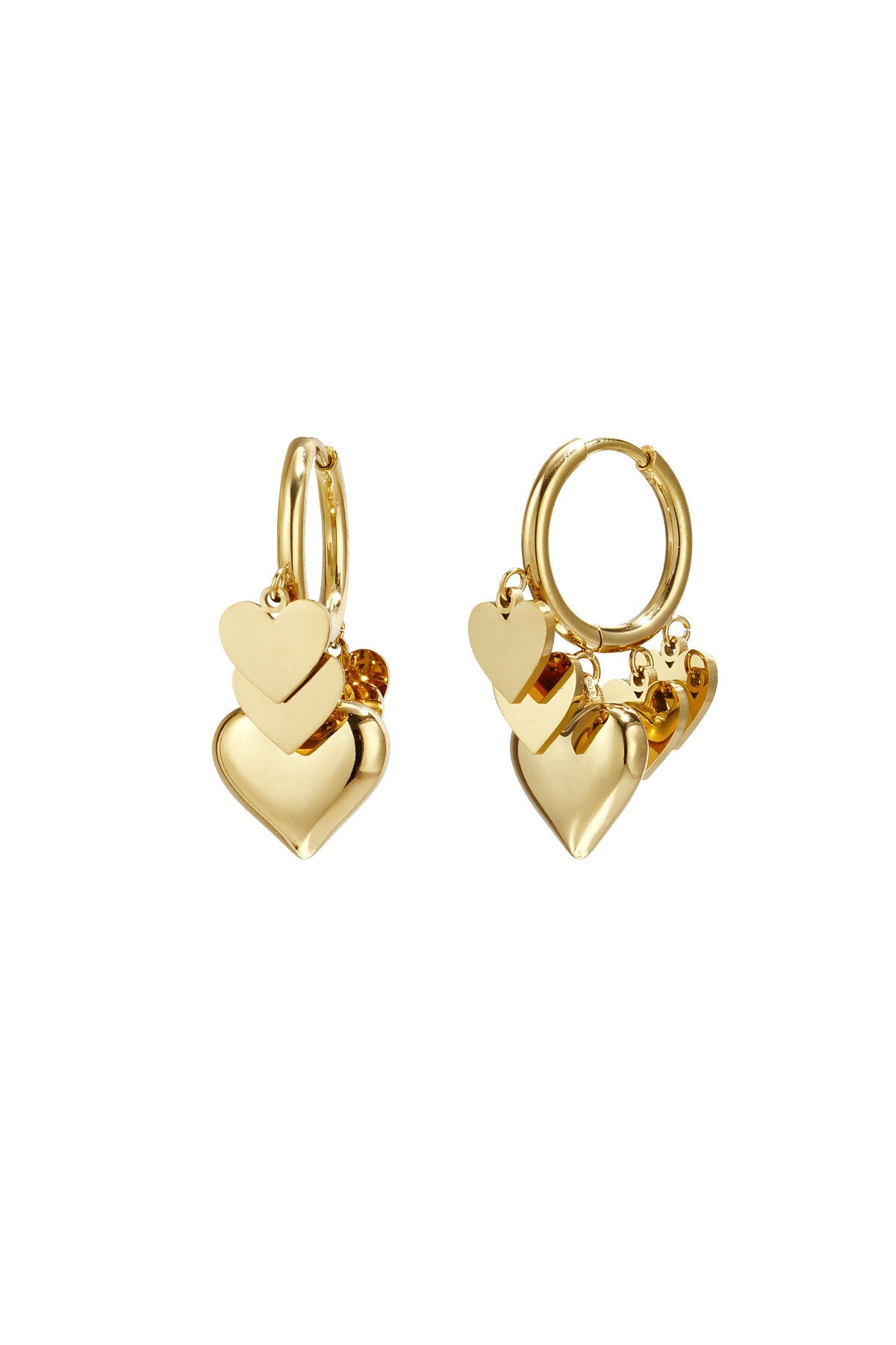 Elegant Heart-Shaped Drop Earrings for Everyday Glam