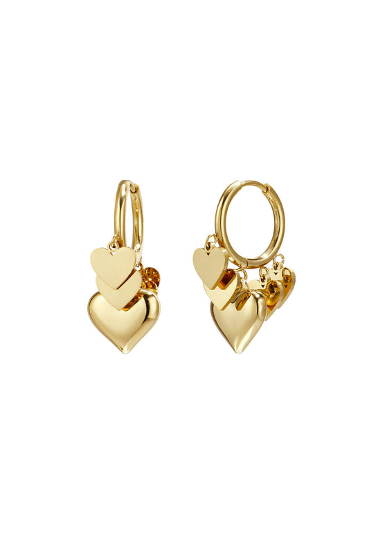 Elegant Heart-Shaped Drop Earrings for Everyday Glam