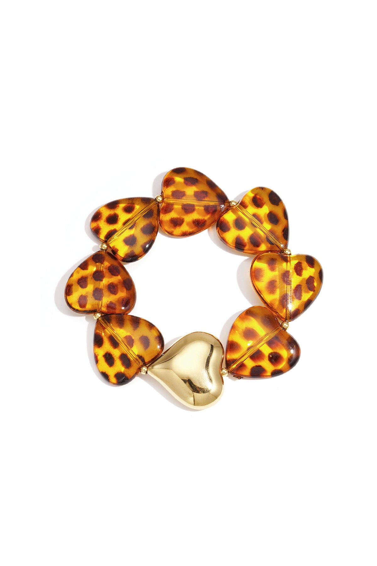 Charming Retro Heart Beaded Bracelet for Fall