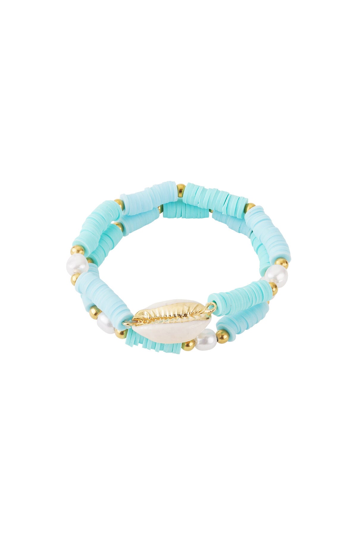 14K Gold Plated Beaded Bracelet for Women