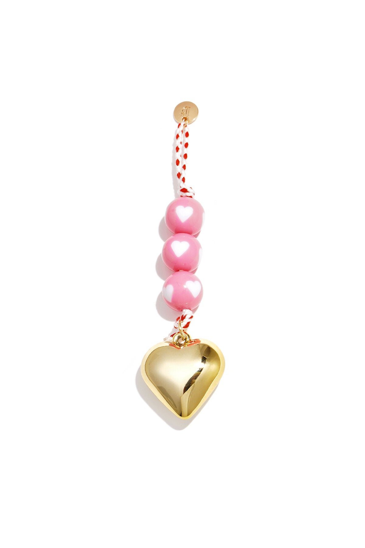 Charming Acrylic Heart Bag Charms for Spring/Summer