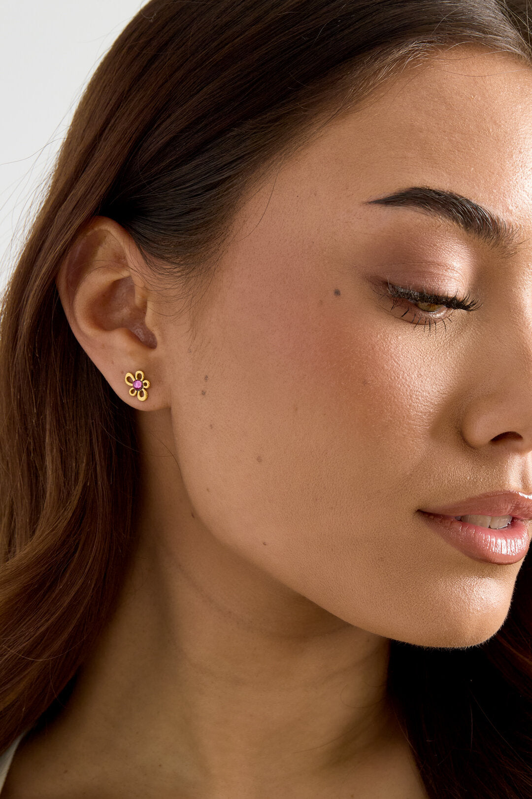 Elegant Mini Flower Stud Earrings for Daily Wear