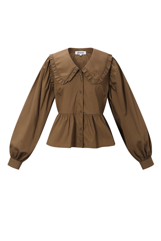 Gimme Cotton Woven Casual Blouse for Spring/Summer