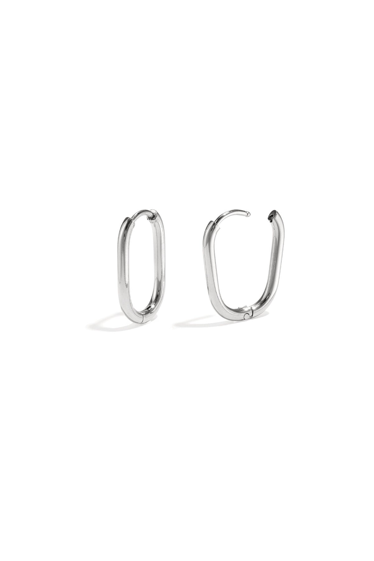 Stylish Irregular Rectangle Hoop Earrings for Women
