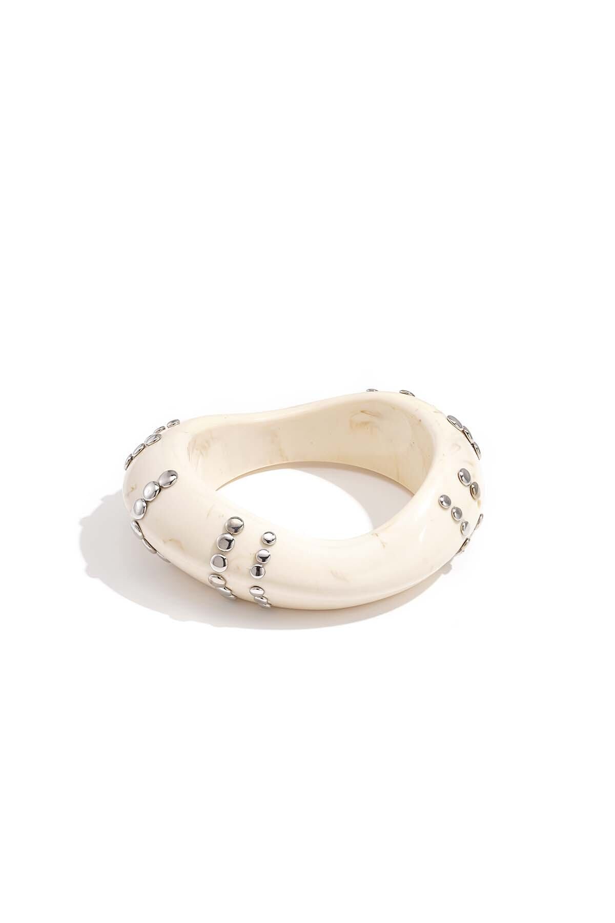 Stylish Resin Metal Bangle for Women, All Fit