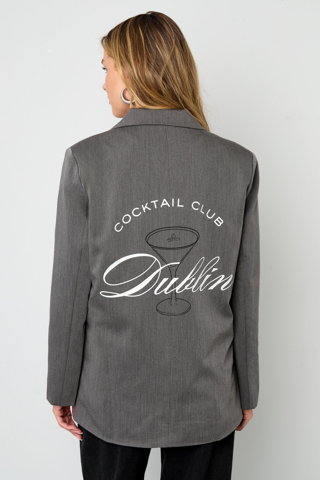 Elegant Ladies' Suit Set in Grey & Coffee Brown for Fall/Winter