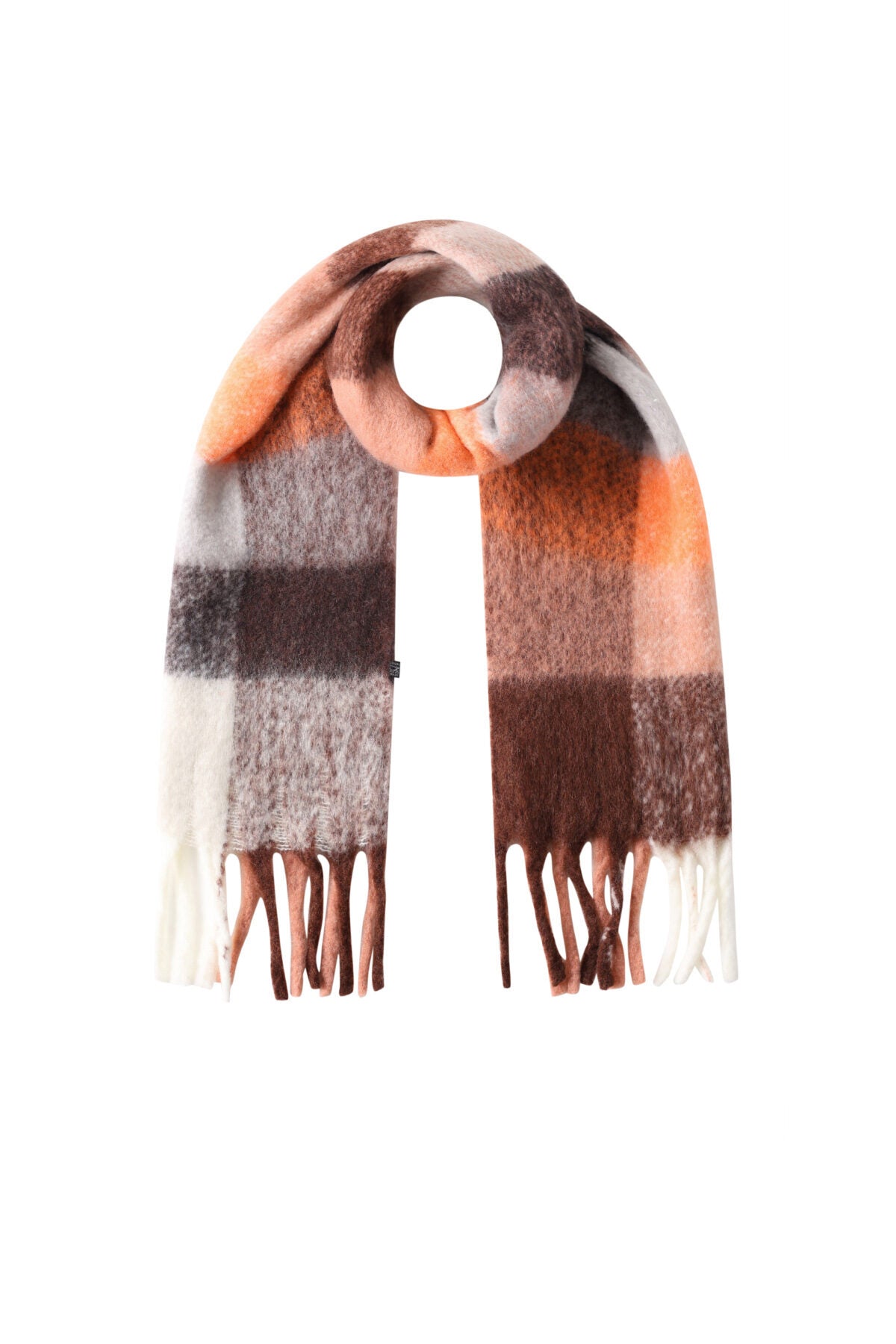 Cozy Winter Scarf for Women - Plaid Design, Multiple Colors