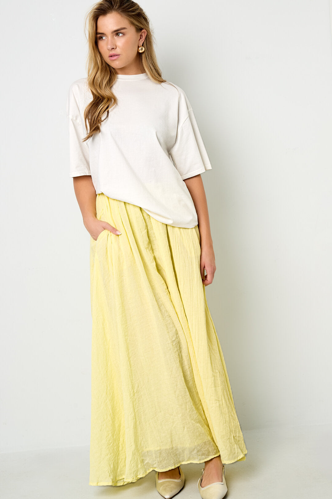 Chic Spring/Summer Woven Skirts in Vibrant Colors