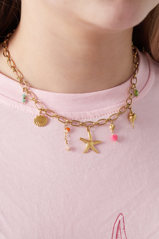 Elegant 14K Gold Plated Clavicle Necklace for Women