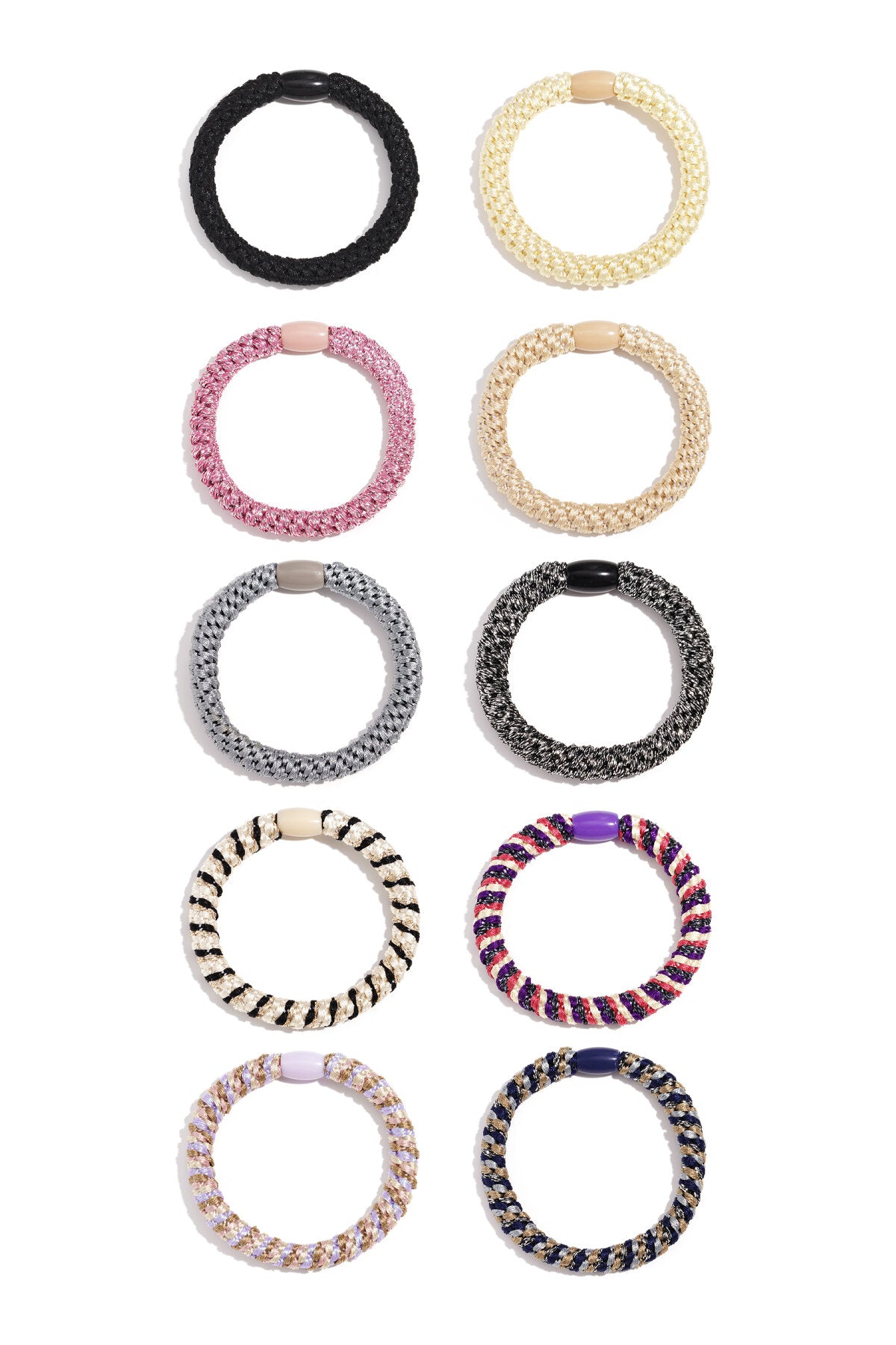 Stylish Multicolour Hair Ties for Everyday Elegance