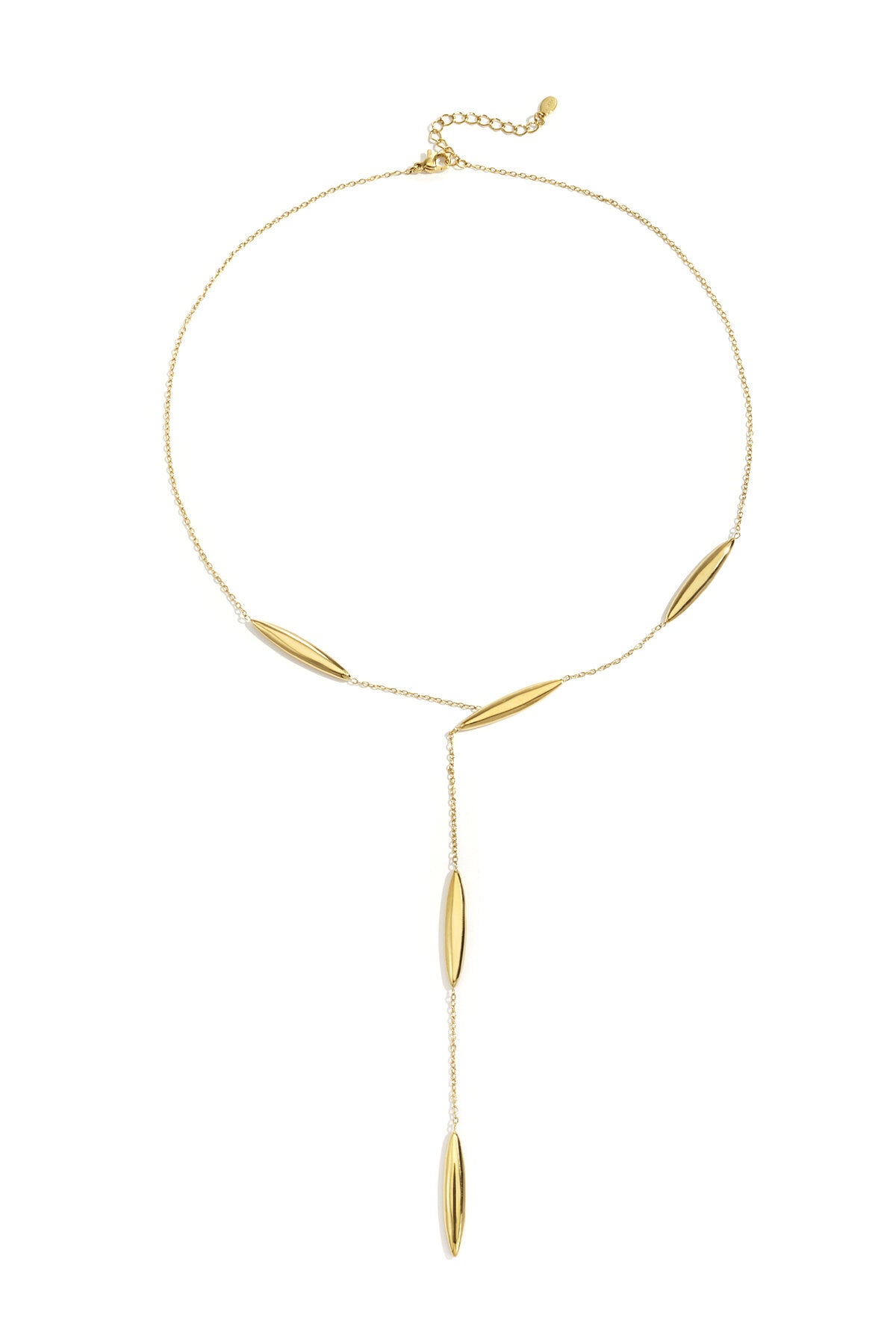 Elegant Gold Color Stainless Steel Chain Necklace
