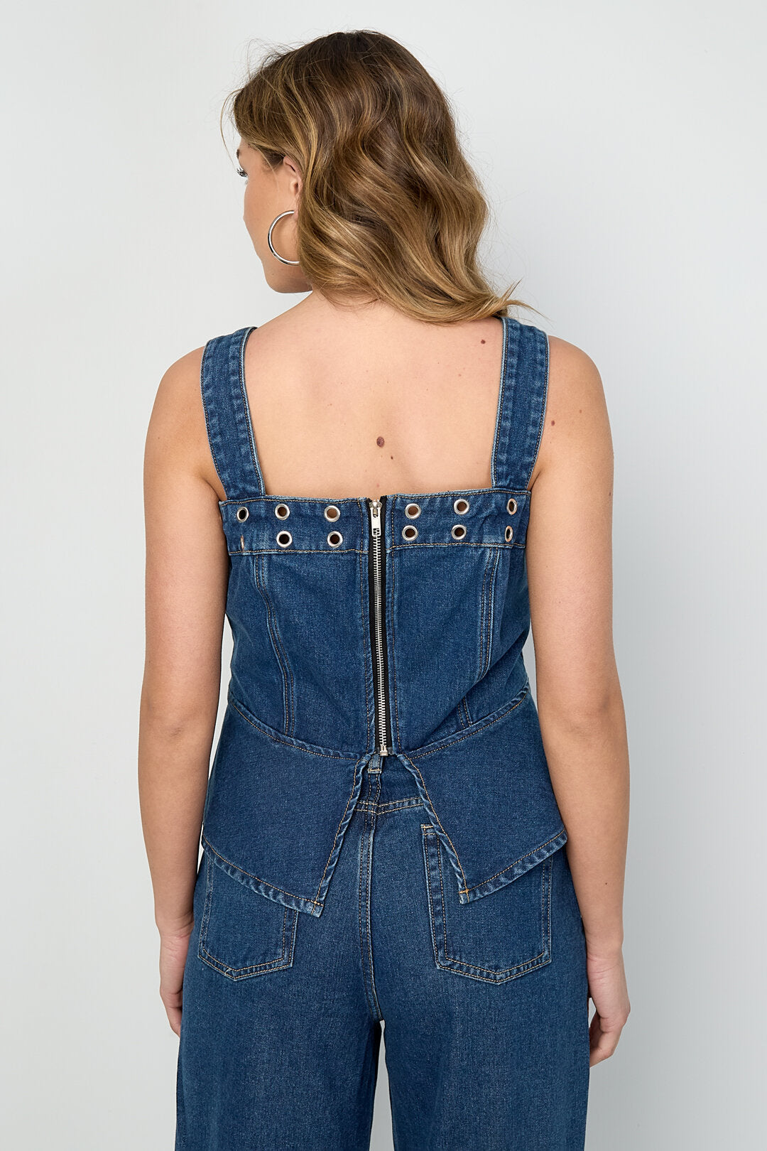 Gimme Women's Denim Top: All Fit, 2-Piece Set, Cotton Comfort