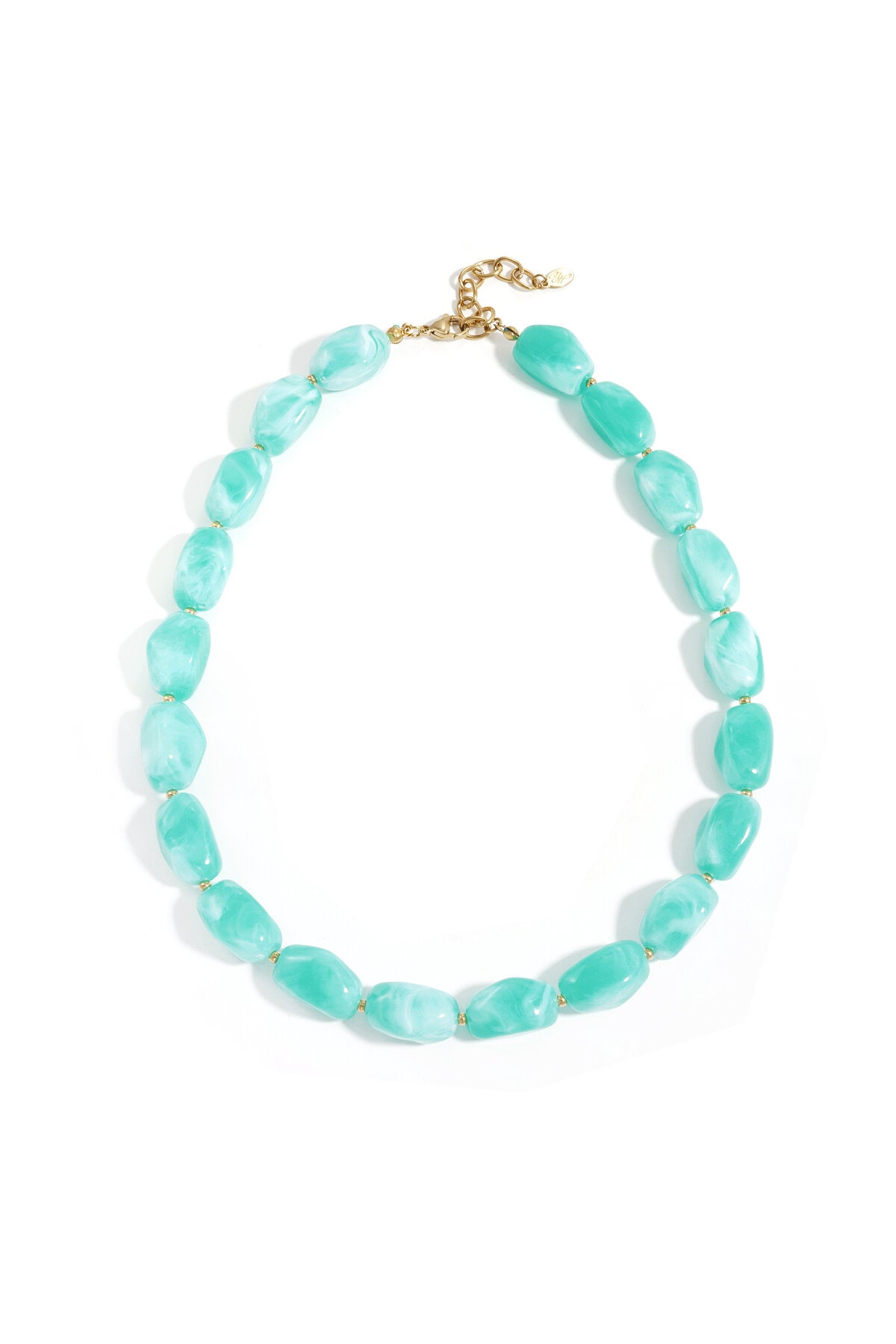 Ketting wit/gebroken wit acryl