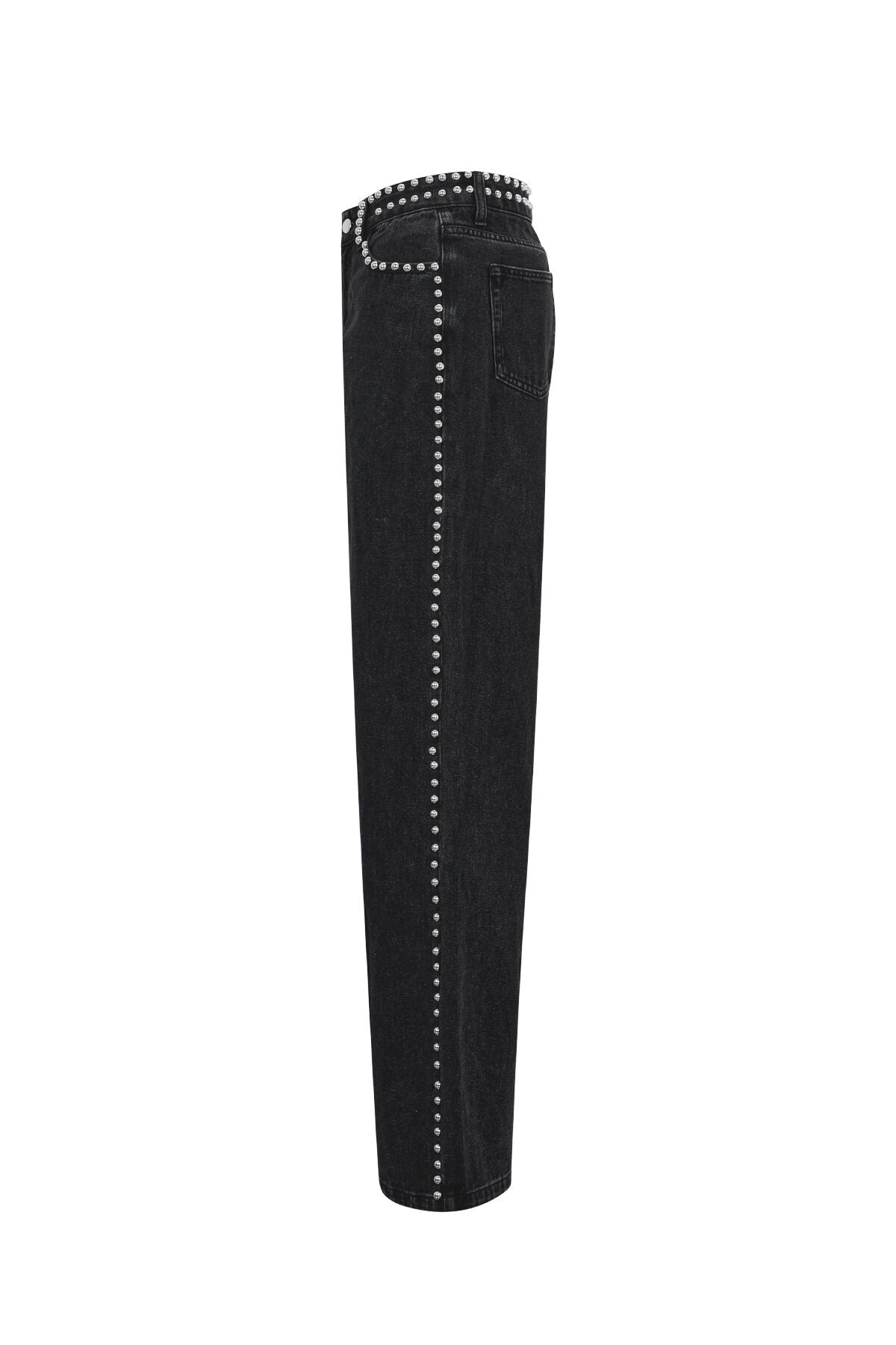 Stylish Black Straight Denim Pants for All Fits