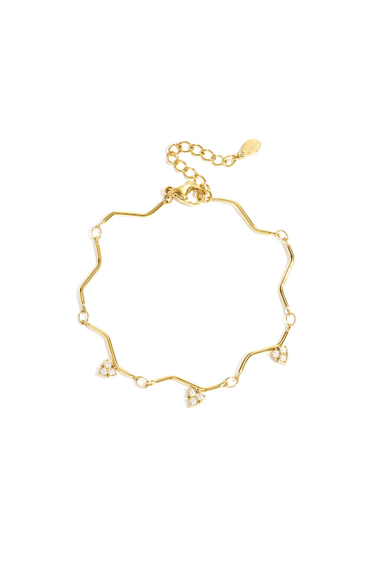 Elegant Heart Charm Bracelet for Women