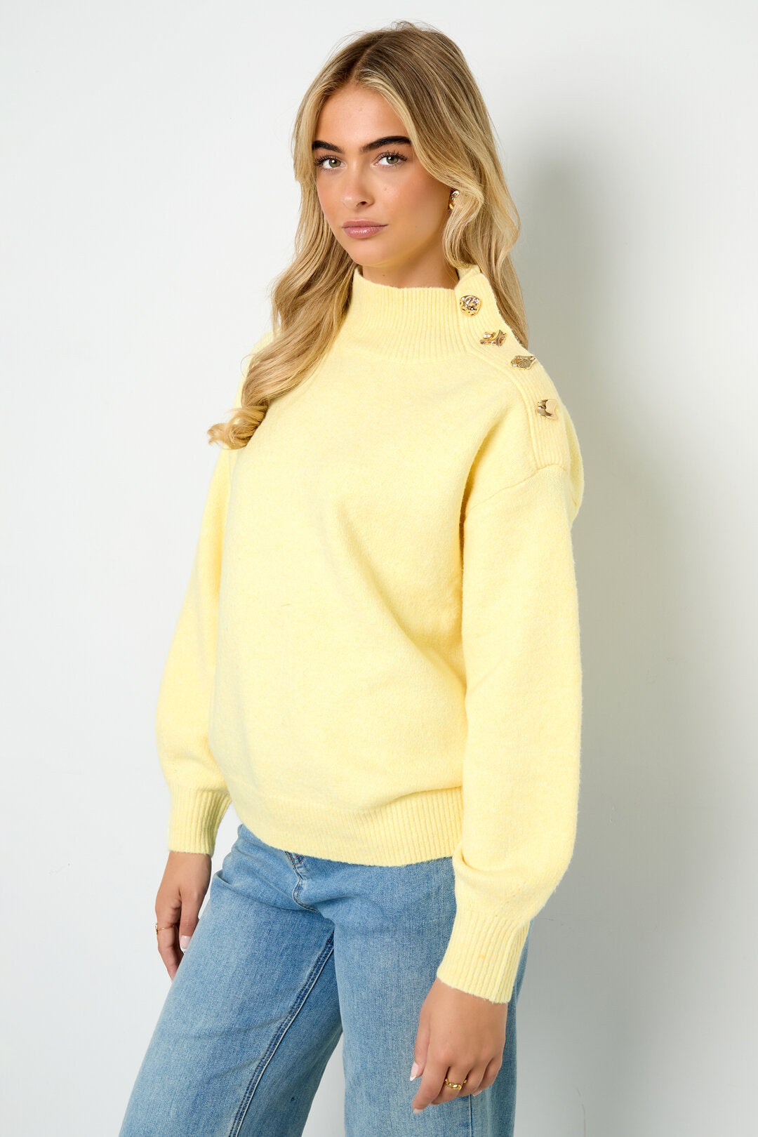 Cozy Knit Sweater for Fall/Winter in Trendy Colors