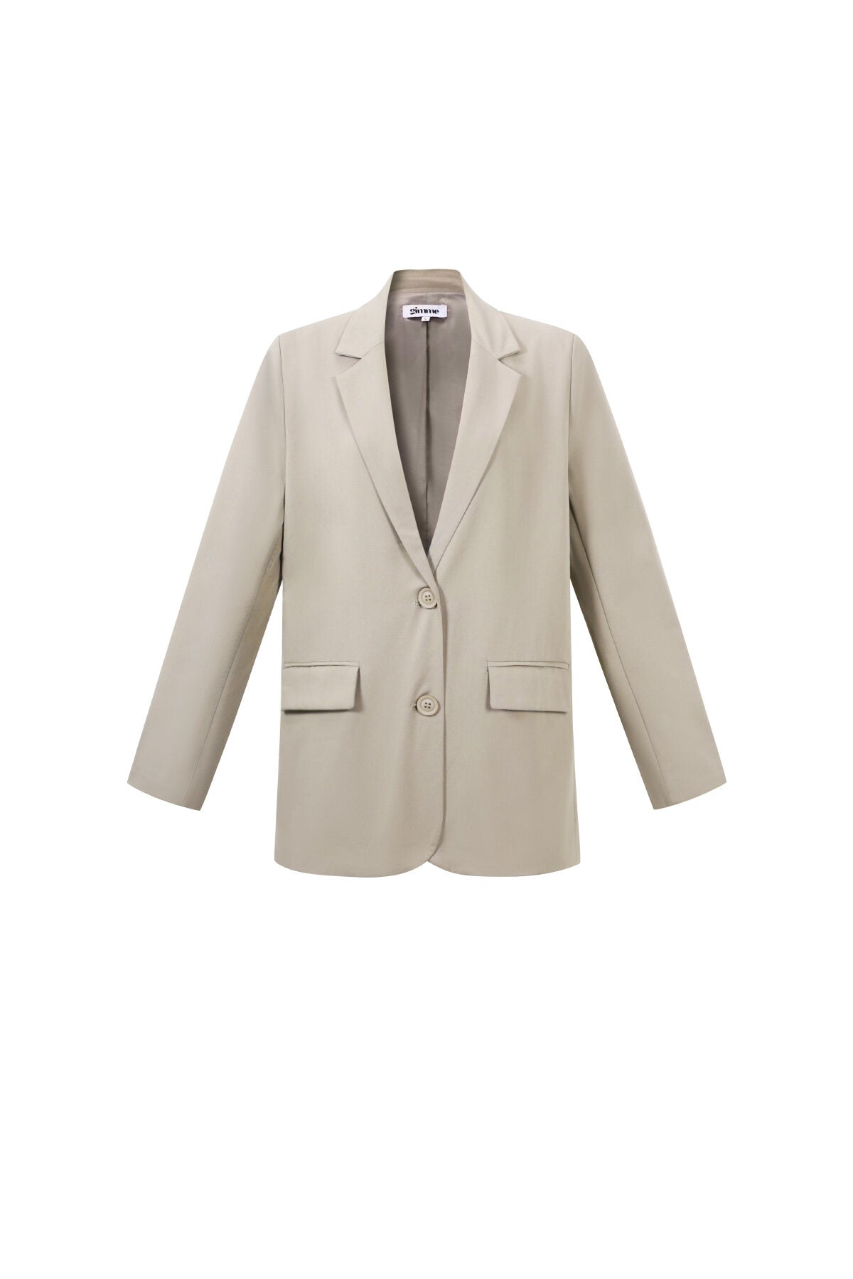 Elegant Khaki & Grey Woven Ladies' Suit Set for Fall/Winter