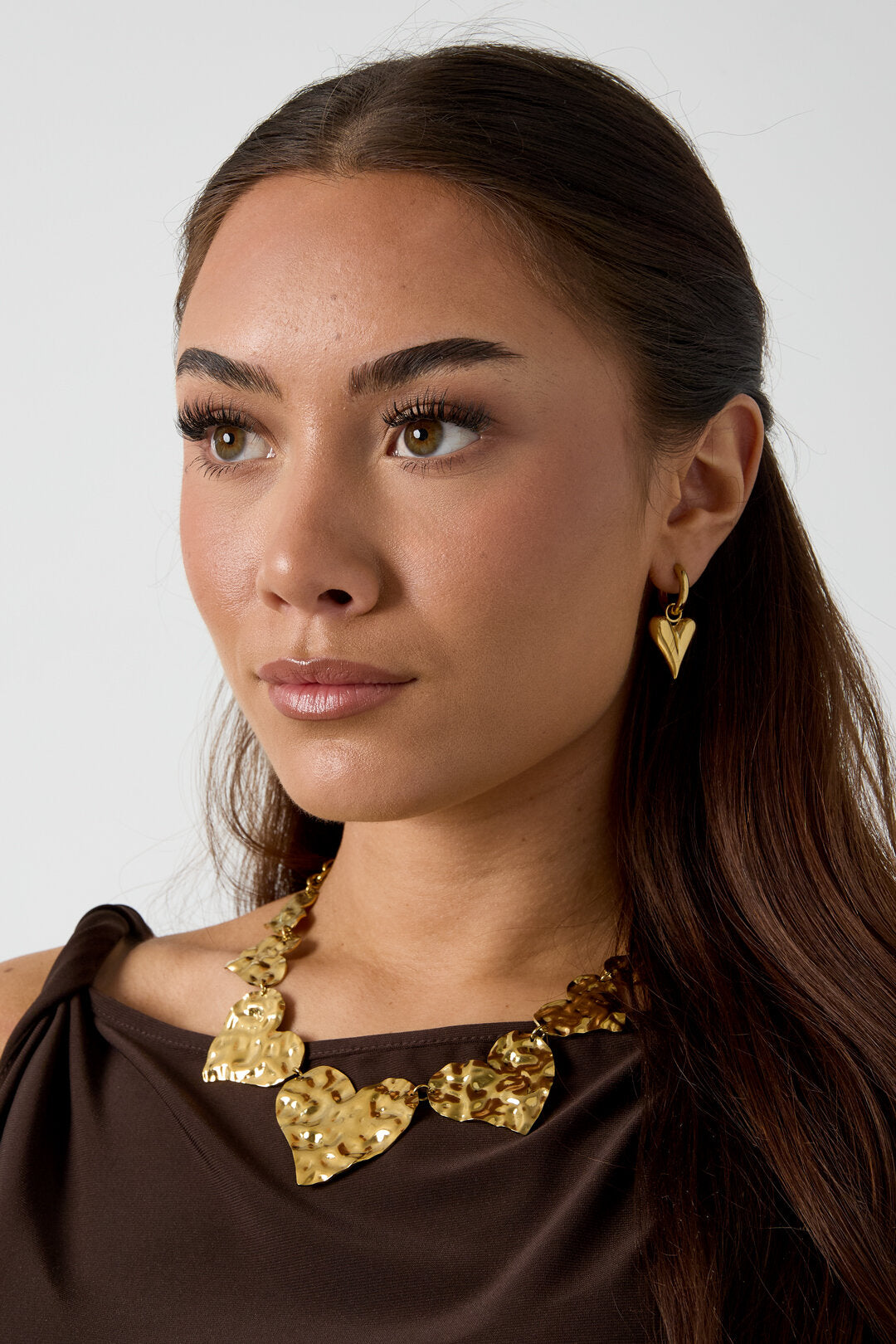Stylish Heart-Shaped Drop Earrings for Everyday Glam
