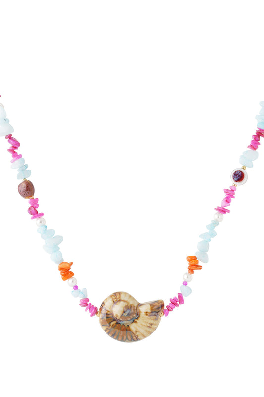 Charming Mixed Color Beaded Necklace for Women