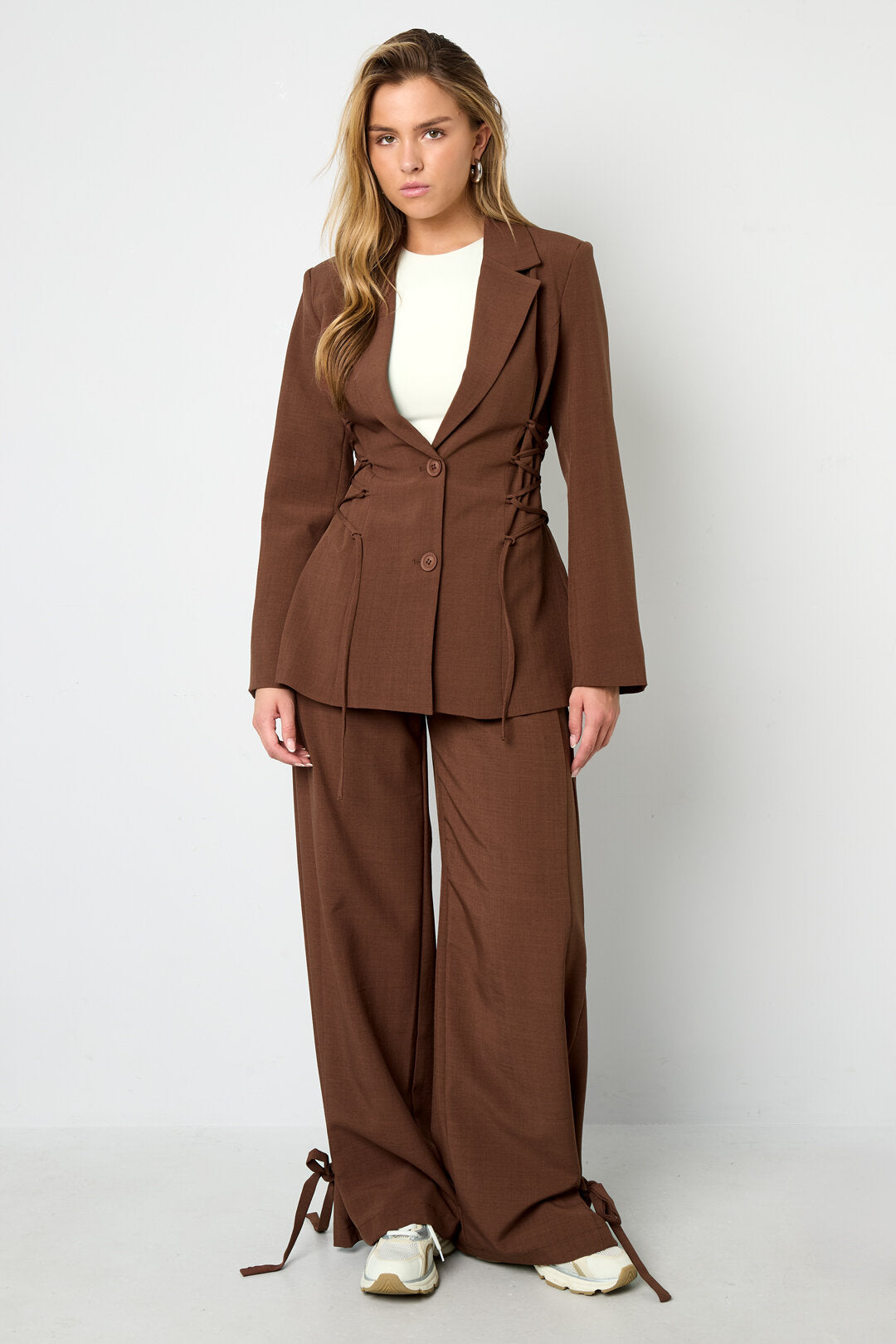 Gimme High Waist Straight Pants for Casual Comfort