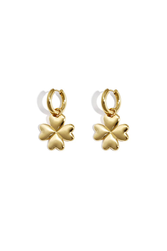 Elegant Clover Drop Earrings for Everyday Wear