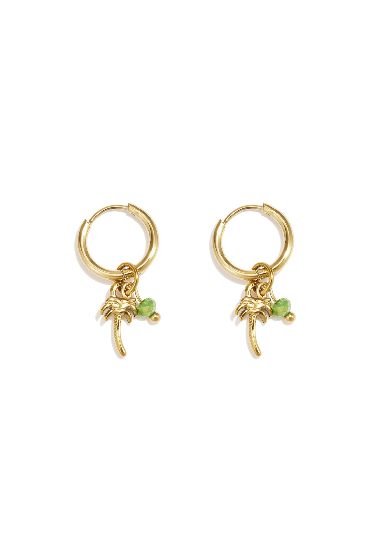 Elegant Green Drop Earrings for Spring/Summer